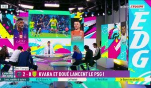 Plusieurs incidents dans le parcage nantais lors de PSG-Nantes - Foot - Ligue 1