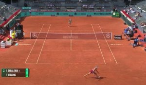 Madrid - Retour victorieux pour Sabalenka