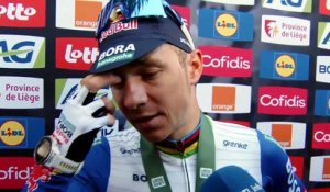 Liège-Bastogne-Liège 2026 - Remco Evenepoel en interview d'après-course