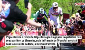 Tadej Pogacar vient à bout d'un Paul Seixas époustouflant pour remporter Liège-Bastogne-Liège - Cyclisme - Liège-Bastogne-Liège
