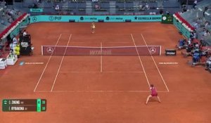 Madrid - Victoire difficile pour Rybakina face à Zheng