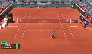 Madrid - Malgré un premier set difficile face à Fernandez, Andreeva est en demi-finale !