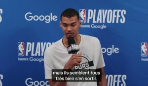 Spurs - Wembanyama : "Une bonne façon de débuter les playoffs"