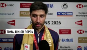 Toma Junior Popov après les Championnats du monde par équipes : « L'impression que cette médaille d'argent est en or » - Badminton