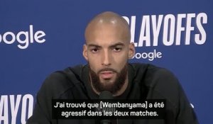 Timberwolves - Gobert : “Wembanyama a été agressif dans les 2 matches”