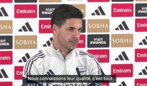 Arsenal - Arteta : "Nous arriverons avec beaucoup de confiance face au PSG"