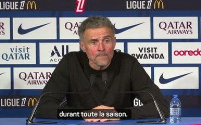 PSG - Enrique : "L'objectif, c'est le match contre Arsenal"