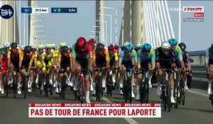 Christophe Laporte, blessé, forfait pour le Tour de France - Tour de France