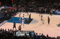 Timberwolves - Shannon Jr feinte Wemby et claque un dunk