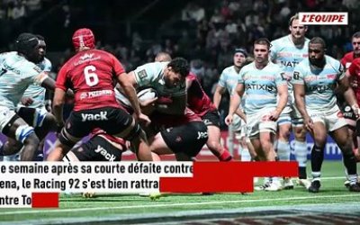 Le Racing 92 s'offre Toulon et met la pression sur Clermont et l'UBB dans la course à la phase finale du Top 14 - Rugby - Top 14