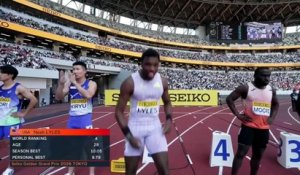 Pour sa première sortie de l'année, Noah Lyles remporte le 100 m du meeting de Tokyo - Athlé - Continental Tour - Tokyo