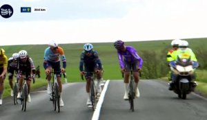 La chute du maillot jaune à 20km de l'arrivée - Cyclisme - Tour de Hongrie