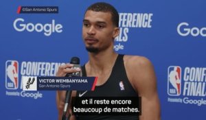 Wembanyama : "On compense le manque d'expérience avec l'envie de vaincre"