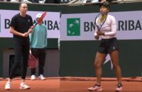 Roland-Garros 2026 - Elena Rybakina et Naomi Osaka à l'entrainement ce mercredi 20 mai