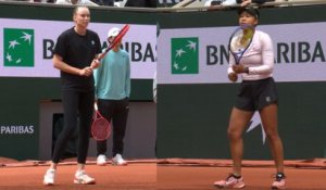 Roland-Garros 2026 - Elena Rybakina et Naomi Osaka à l'entrainement ce mercredi 20 mai