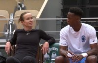 Roland-Garros 2026 - Gaël Monfils et Elina Svitolina à l'entraînement ensemble ce mercredi 20 mai
