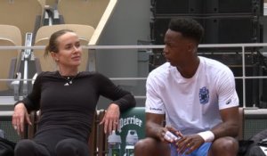 Roland-Garros 2026 - Gaël Monfils et Elina Svitolina à l'entraînement ensemble ce mercredi 20 mai