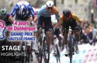 4 Jours de Dunkerque 2026 - Étape 1 Résumé - Laurence Pithie remporte la 1ère étape, Bryan Coquard 2e