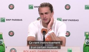 Roland-Garros - Zverev : "Pour les Européens, c'est plus facile de glisser sur terre"