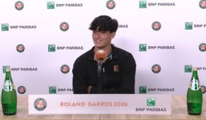 Roland-Garros 2026 - Federico Cina : "C’est incroyable de gagner le premier match"