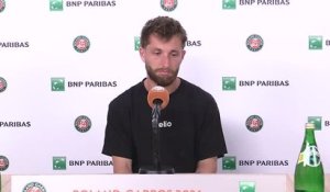 Roland-Garros - Moutet : " Je ne joue pas bien au tennis"