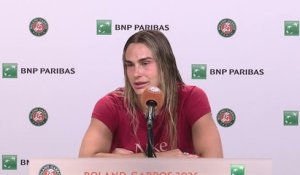 Roland-Garros - Sabalenka : "J'étais vraiment triste pour Sinner"