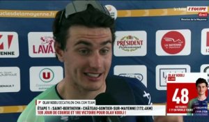 Olav Kooij après sa victoire sur la 1re étape des Boucles de la Mayenne : « Je pensais forcément à la victoire » - Cyclisme - Boucles de la Mayenne