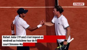 Rafael Jodar se défend d'avoir bousculé une ramasseuse de balle lors de sa victoire contre Alex Michelsen - Tennis - Roland-Garros