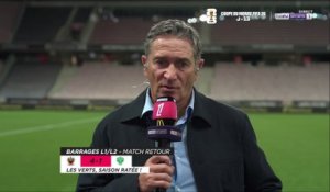 Barrages L1/L2 - Montanier : "Nice était meilleur que nous ce soir"