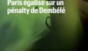 PSG-Arsenal : Paris égalise sur un pénalty de Dembélé