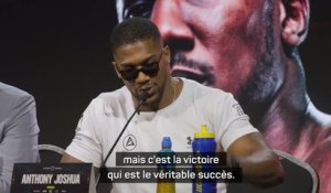 Poids lourds - Joshua ne sera pas satisfait tant qu'il n'aura pas battu Tyson Fury