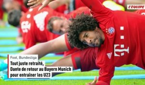 Tout juste retraité, Dante de retour au Bayern Munich pour entraîner les U23 - Foot - Bundesliga