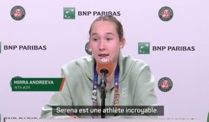 Roland-Garros - Andreeva : "Serena, je n'y croyais pas"