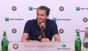 Roland-Garros 2026 - Alexander Zverev en demi-finales : “Si je joue bien, 99 % du travail est fait”