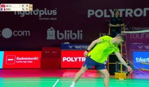 Éliminé au premier tour, Christo Popov tombe de haut à l’Open d’Indonésie - Badminton