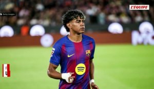 Une valeur marchande de plus de 350 millions d'euros : Lamine Yamal joueur le plus cher du monde, deux Français dans le top 5 - Foot - Liga - FC Barcelone