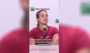 Roland-Garros - Sabalenka craque : "J’ai envie d’arrêter"