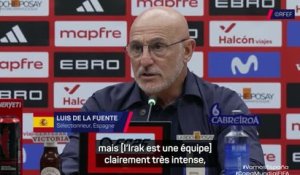 Espagne - De La Fuente impressionné par l’Irak, futur adversaire des Bleus