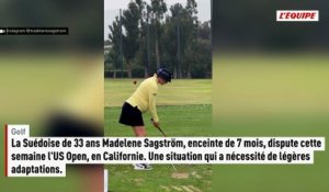 Madelene Sagstrom, enceinte de 7 mois et en lice à l'US Open : « Si je suis là, c'est que je pense que je peux être performante et passer le cut » - Golf - US Open