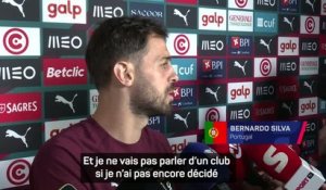 Portugal - Bernardo Silva : “Le jour où je déciderai, vous le saurez”