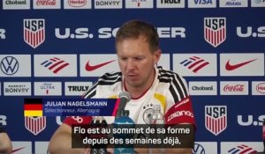 Allemagne - Nagelsmann donne des nouvelles rassurantes de Wirtz et Musiala