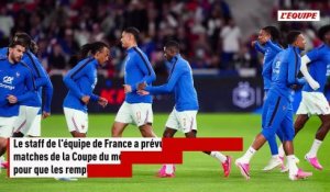 Les remplaçants joueront contre des équipes locales entre les matches - Foot - Coupe du monde 2026
