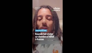 Coupe du monde : Koundé fait visiter sa chambre d'hôtel à Boston