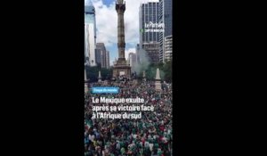 Les Mexicains célèbrent en ville le 2-0 sur l'Afrique du Sud