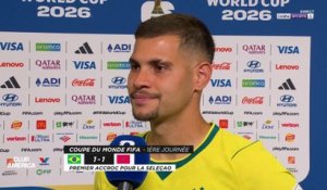 Bruno Guimarães : "Le match nul est juste pour moi"