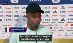 Bleus - Mbappé : “Très content de pouvoir rentrer un peu plus dans l’histoire de mon pays”