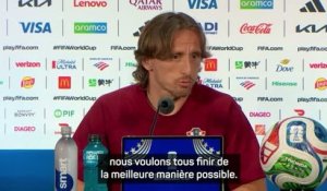 Croatie - Modrić déterminé pour sa dernière Coupe du monde
