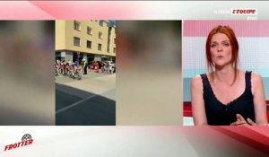 Tadej Pogacar, « bouleversé » après la chute de sa compagne Urska Zigart dans la 2e étape du Tour de Suisse femmes - Cyclisme - Tour de Suisse - Tour de Suisse (F)
