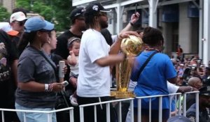 New York Knicks - Jalen Brunson et les Knicks ont fêté leur sacre dans une ambiance de folie !