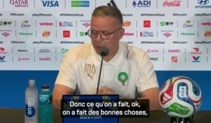 Maroc - Ouahbi tempère sur l’Écosse : “Ils sont devant nous au classement”